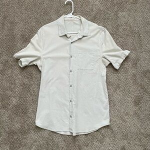 lululemon athletica Off-White Casual Button Down Shirt